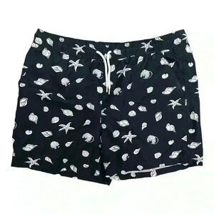 Joe Fresh Navy and White Swim  Shorts